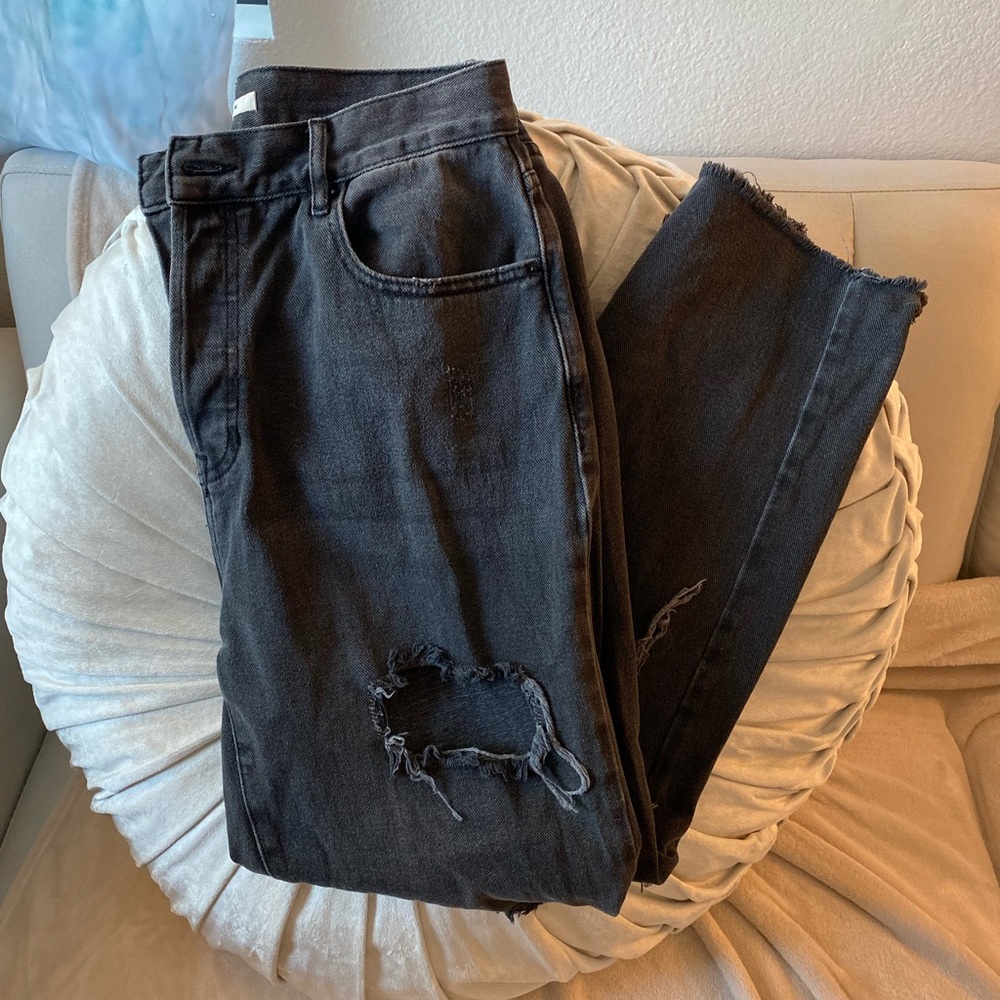 PACSUN HI RISE STRAIGHT JEANS - Picture 6 of 7